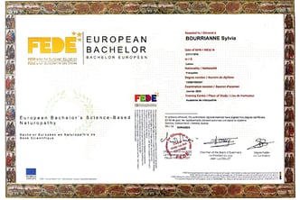 Bachelor européen de naturopathie , FEDE