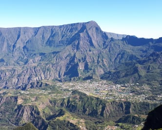 Excursion à Cilaos, vue sur le Grand Bénare