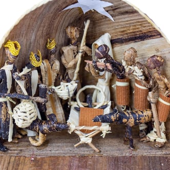 Kenyan nativity set