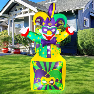 Inflatable jester