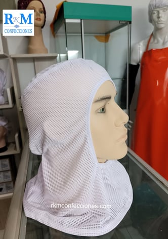Cofias de Tela modelo Capucha Malla Tupida