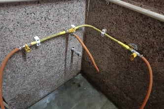 gas pipeline installation