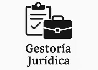 a black and white logo with a briefcase