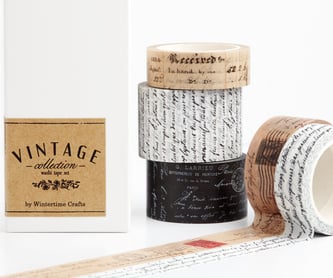 View all exclusive washi tape designs from Wintertime Crafts