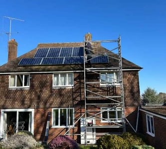 Solar Panel Installation Replacement in Merrow, Guildford, Surrey