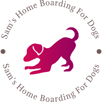 Sam's home boarding for dogs logo