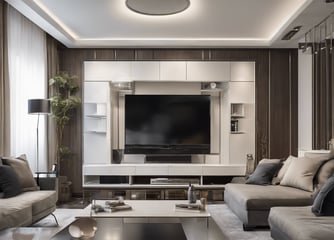 brown wooden lounge chairs near pool surrounded by palm trees