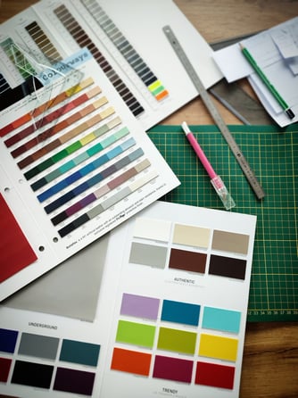 gammes de coloris