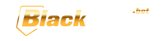 a black and gold logo with the words black and white