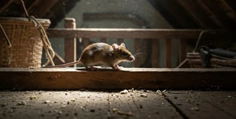 souris dans les combles