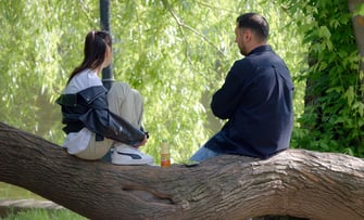 Gespräch in der Natur