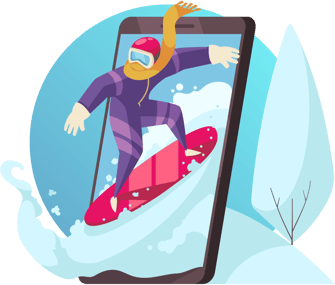 A Snowboarder