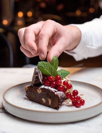 Dessert foto voor horeca fotografie