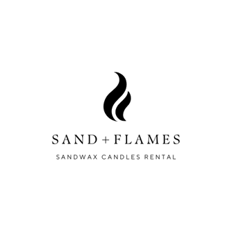 SAND + FLAMES logo