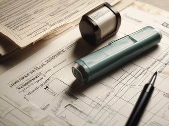 a pen and a pen on a table
