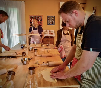 Roll the pasta in Verona