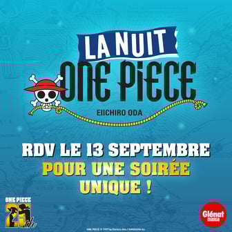 Photo officielle glénat nuit one piece, hisler bd à Metz stand petite plume, illustrations manga