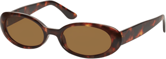 retro small oval sunglasses