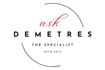 ask demetre "the specialist" logo