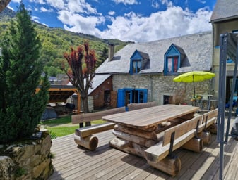 jolie terrasse ensoleillée