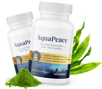 A bottle containing a formula that supports ear health