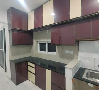 aluminum modular kitchen