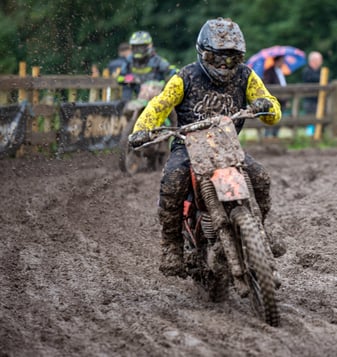 Motocross rider, Babel, North Wales, UK