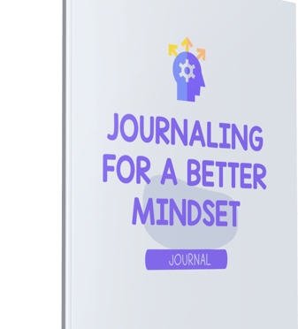 a journal journal with a purple cover and a purple background