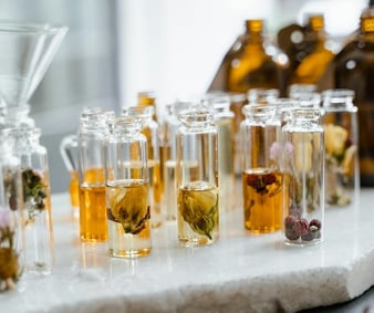 "Natural essential oils for aromatherapy"