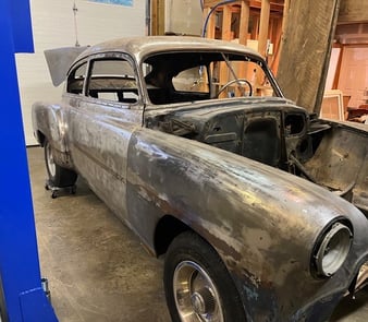 This is my 1951 Chevy Fleetline