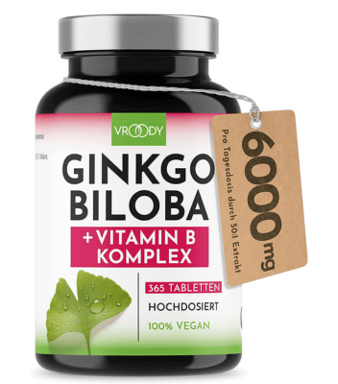 Ginkgo Biloba con vitamina B12