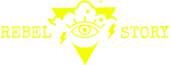 Rebel eye story video production agency logo