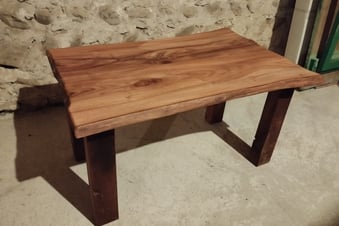 table basse bois massif