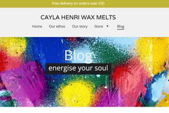 A colourful painting of Cayla Henri's Blog