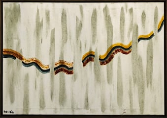Classical, 70cm x 100cm, Painting on cotton canvas with plant based dyes