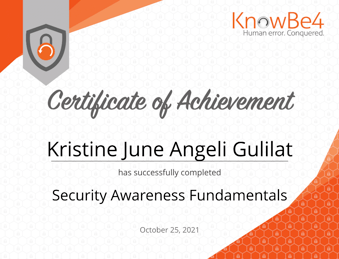 a certificate certificate for a security guard