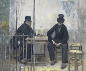 The Absinthe Drinkers by Raffaelli Jean Francois, c. 1881–1883