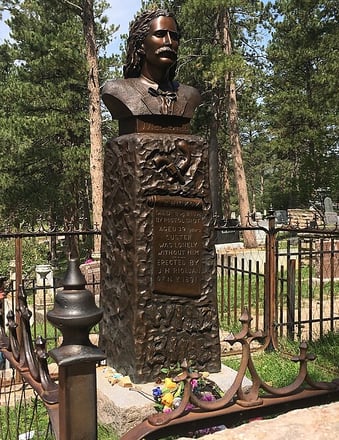 Wild Hickok's gravestone