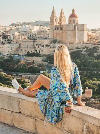 the view of mellieha church