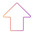 Tiny arrow up icon
