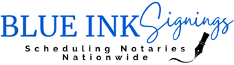 Blue Ink Signings logo