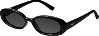 minimalistic retro small oval sunglasses