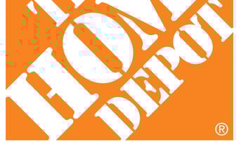 a home depot logo