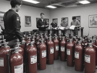 vérification des extincteurs