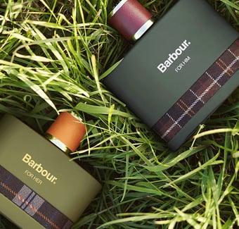 barbour fragrance bottles graphic