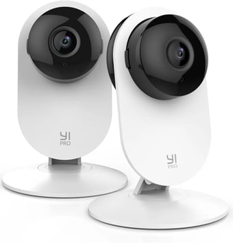 YI Pro 2K Camara Vigilancia WiFi Interior 2.4GHz con Visión Nocturna blanco