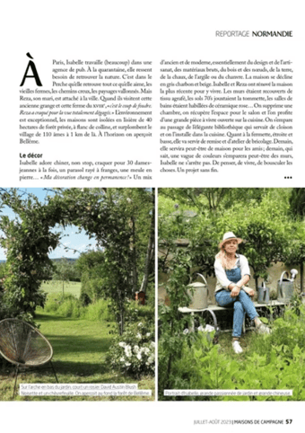 a woman sitting on a bench in a garden, country life, normandy