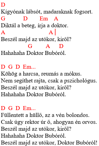 Akkordok és zeneszöveg: Gyerekdalok gitáron