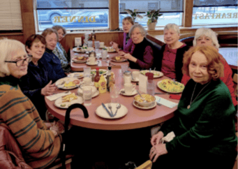 Dining Out Group at Salonica in January