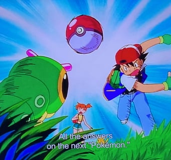 Pokemon Anime - Ash and Misty